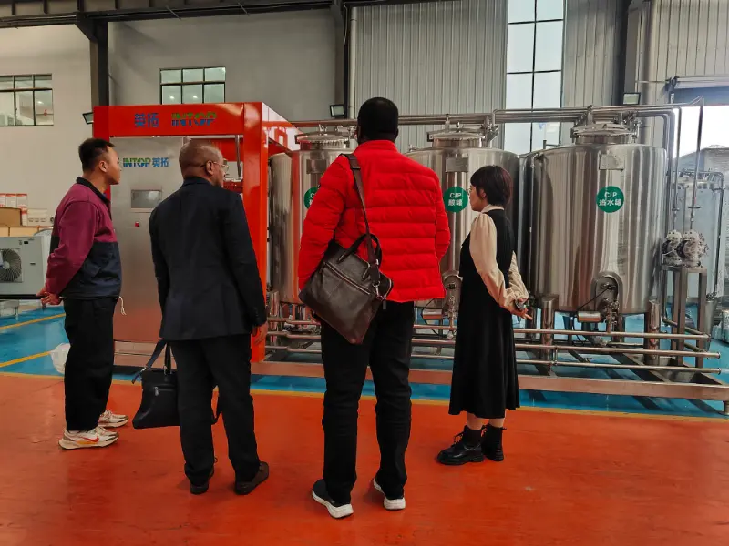 INTOP har framgångsrikt etablerat produktionslinje för renat vattendrycker i Tanzania