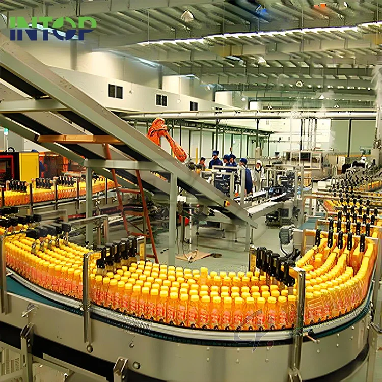 Produktionslinje för äppeljuice