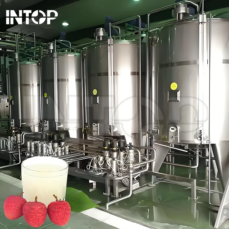 Produktionslinje för litchijuice