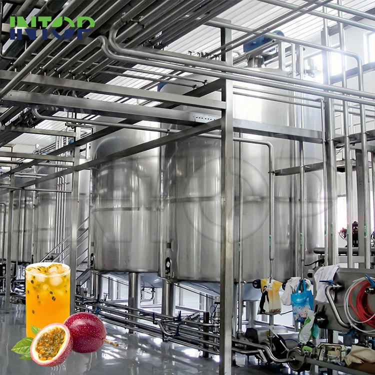 Produktionslinje för passionsfruktjuice