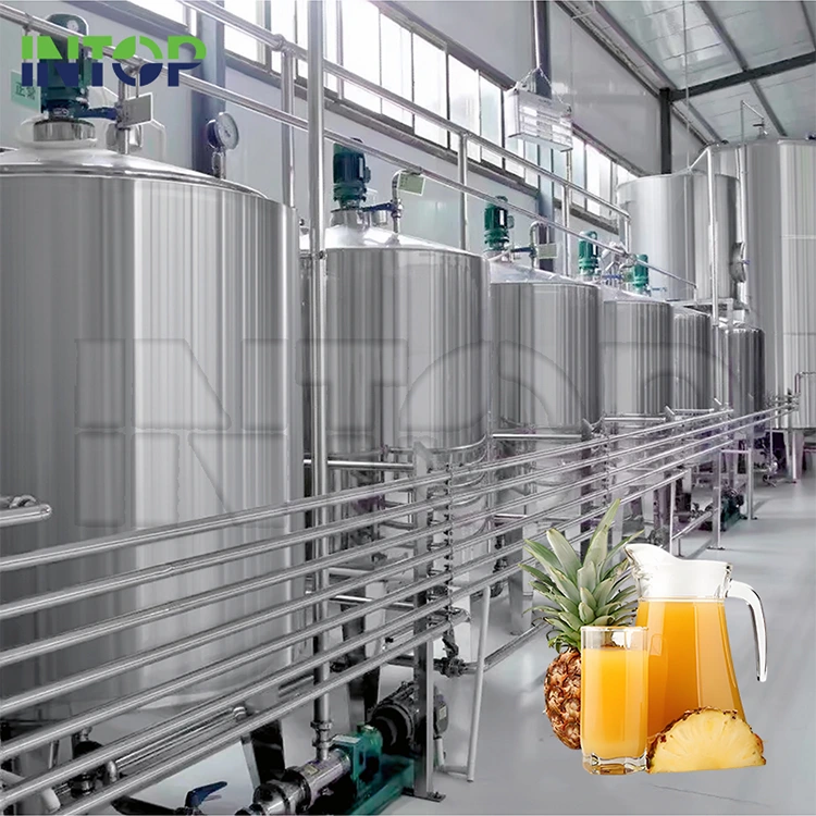 Ananasjuice produktionslinje
