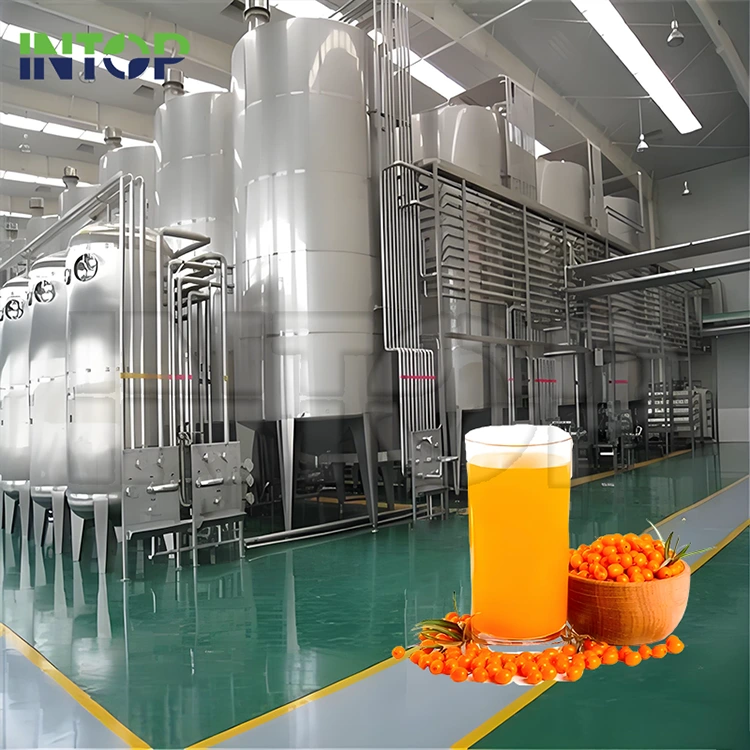 Produktionslinje för havtornsjuice